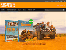 Tablet Screenshot of expeditionaustralia.com.au